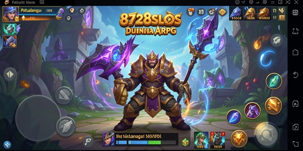 Tampilan gameplay seru di 8728SLOTS dengan pertempuran epik.