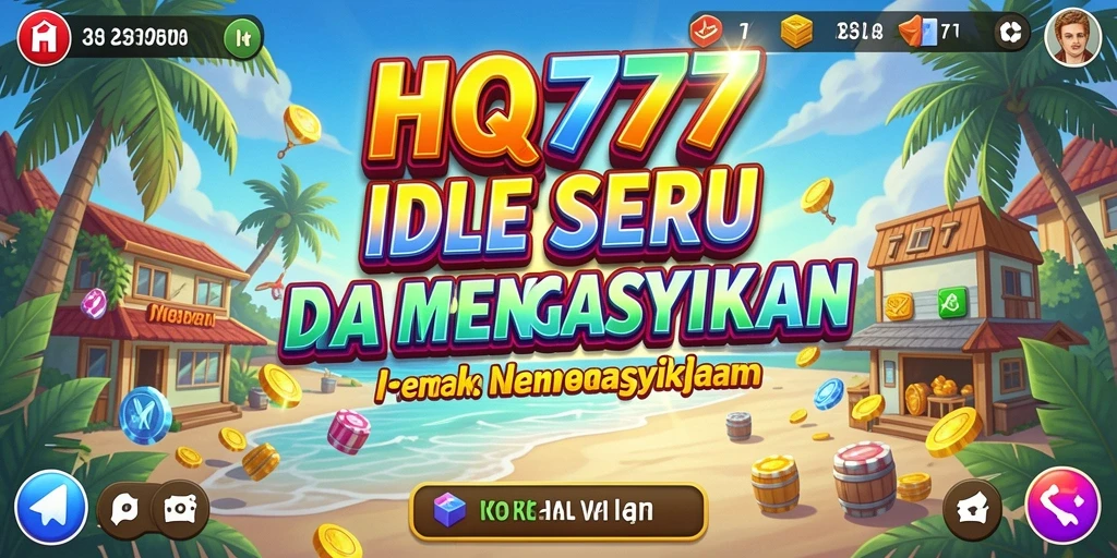 Tampilan gameplay HQ777 yang mengasyikkan dan penuh warna.
