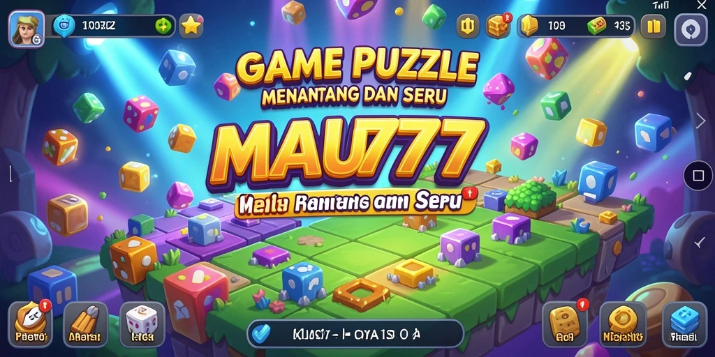 Tampilan gameplay seru di MAU777 dengan puzzle yang menguji ketangkasan.