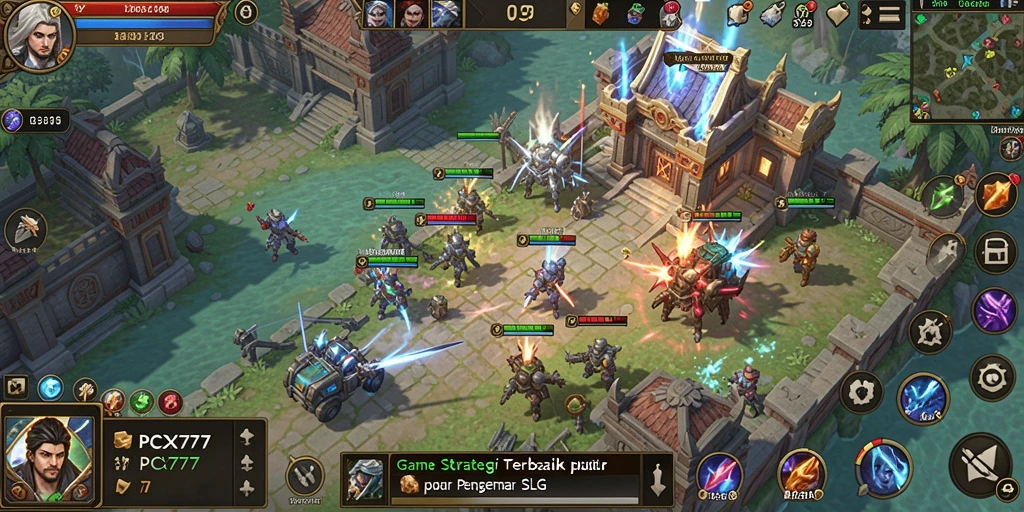 Tampilan gameplay PCX777 yang menarik dan strategis.