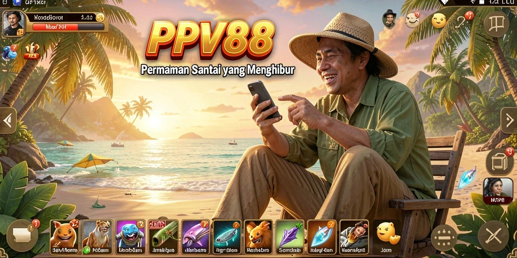 Tampilan gameplay PPV88 yang penuh warna dan menghibur.