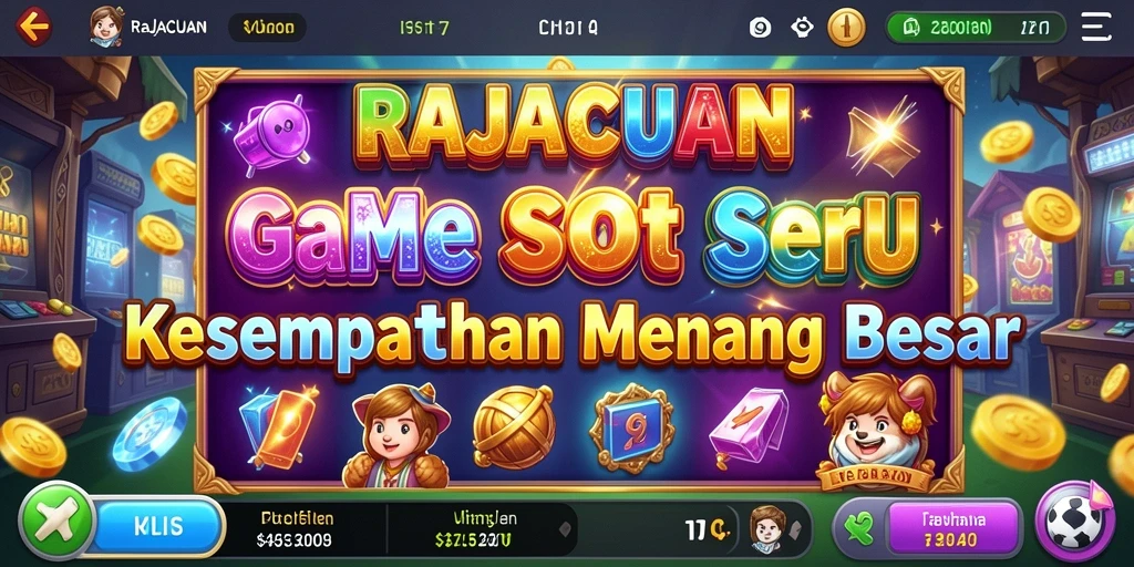 Tampilan gameplay RAJACUAN yang menarik dan penuh warna.
