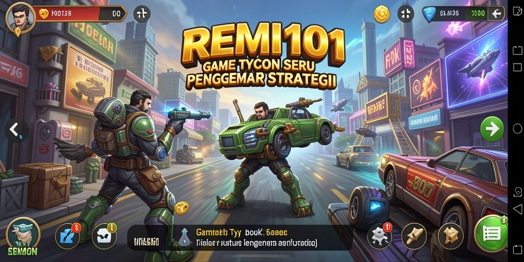 Tampilan menarik dari gameplay <strong>REMI101</strong> yang memikat dan menantang.