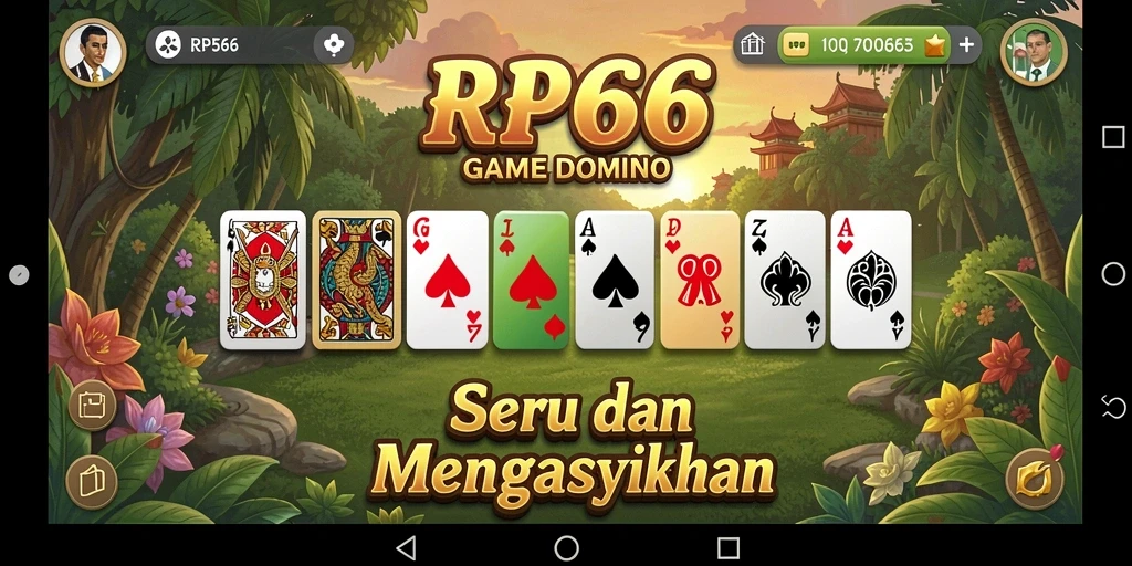 Tampilan gameplay menarik dari game Domino RP66.