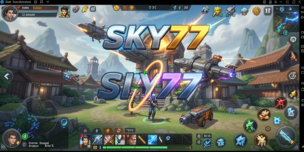 Tampilan gameplay SKY77 yang menarik dan mendebarkan dalam genre SLG.
